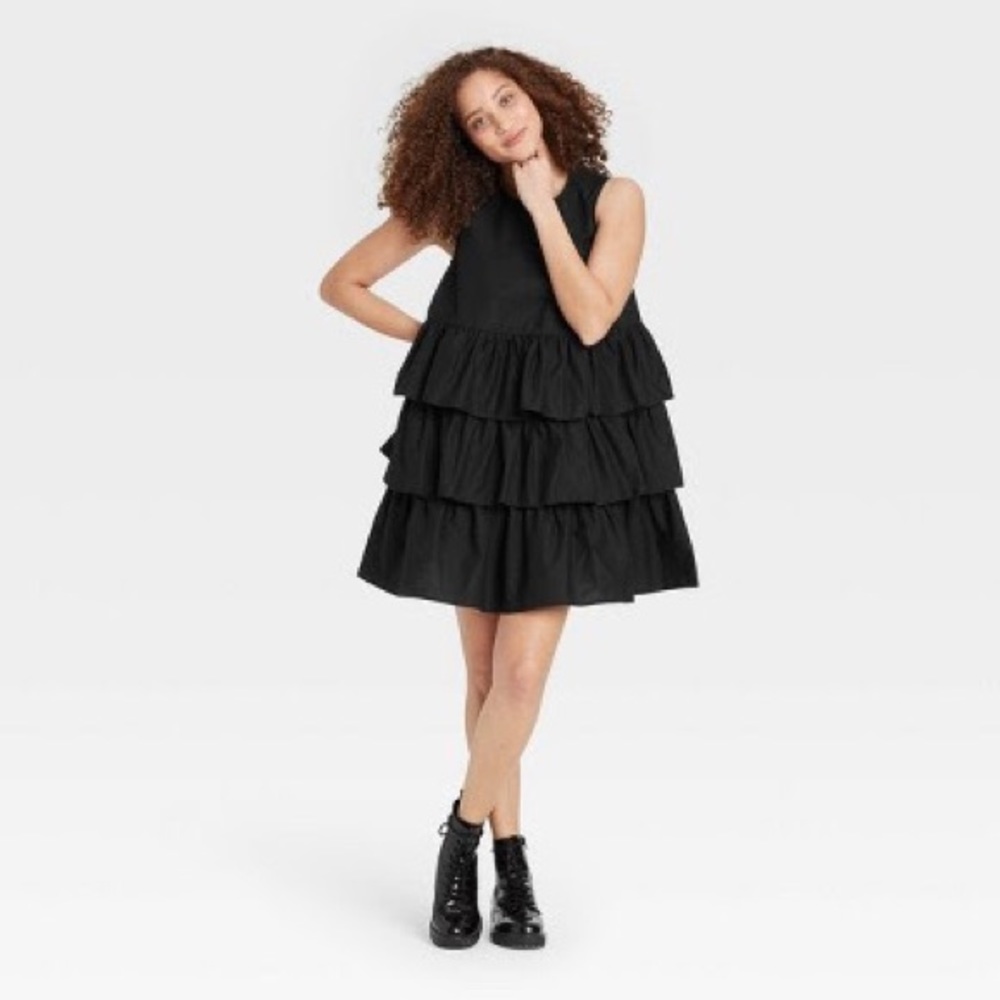 Who What Wear WHITE  Ruffle Dress